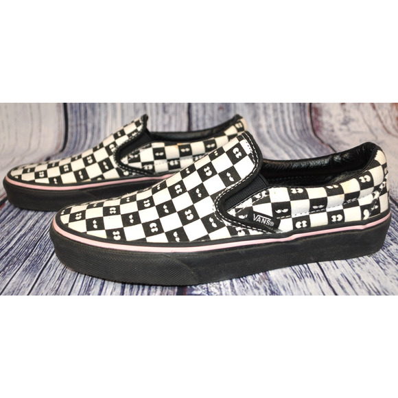 Vans X Lazy Oaf Limited Classic Slip On Checkerboard Women's Size 6.5 Men's 5 - Picture 2 of 9